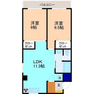 ウェルネスガーデン【1階】の間取り
