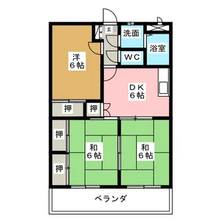 ア・ドリーム多田【3階】の間取り