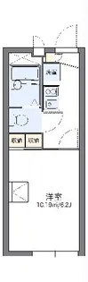 レオパレスけやき【1階】の間取り