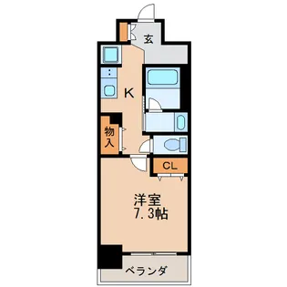 TENAS丸の内【2階】の間取り