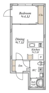 アーバンパーク方南町【1階】の間取り
