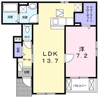 R・SグランツIII【1階】の間取り