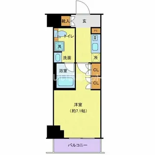 ジェノヴィア平塚【4階】の間取り