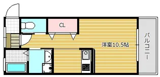ルポ・パティオ【3階】の間取り