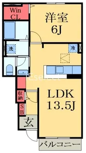 クリーンパレス1【1階】の間取り