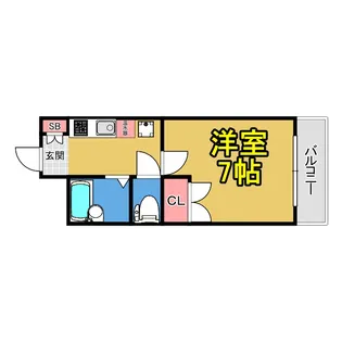 ノースコート【3階】の間取り