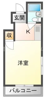 スクエアコート栄町【3階】の間取り