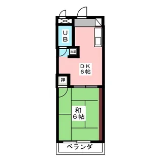 鶴舞公園ハイツ【3階】の間取り