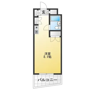 クオリシティ山手【3階】の間取り