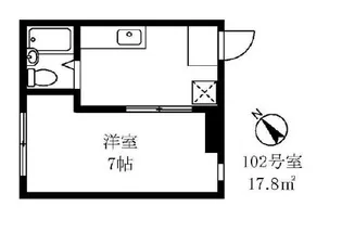 メゾンコモド江戸川橋【1階】の間取り