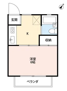 キャステル宮本【1階】の間取り