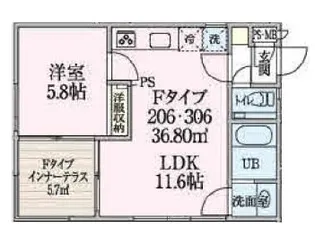 Branch+【3階】の間取り
