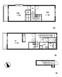 パティオ赤坂【2階】の間取り