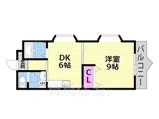 プチエトワール2番館【1階】の間取り