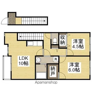 バルテュス広畑【2階】の間取り