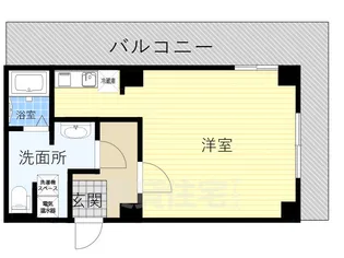 大島紬ビル【6階】の間取り