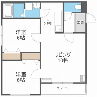 Primavera【3階】の間取り