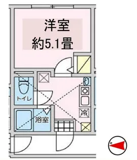 リーヴェルポート四つ木アクシス【1階】の間取り