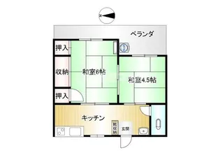 メゾン中須賀【2階】の間取り