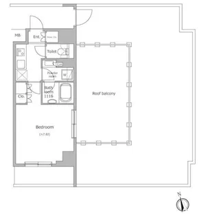 レジディア目黒IV【4階】の間取り