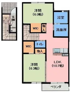 ルミエール【2階】の間取り