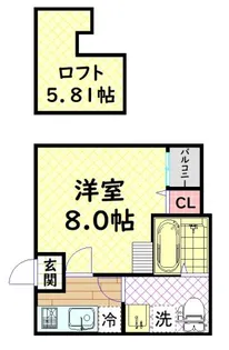 アクアリンピア【1階】の間取り