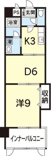 グランシティFukushima【2階】の間取り