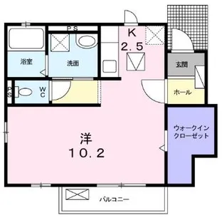 セードル館・水呑I【1階】の間取り