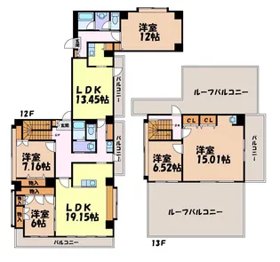 ヴァンキッシュの間取り