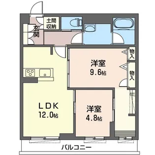 フィナンシェ【2階】の間取り