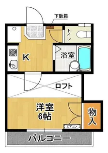 フローラ A棟【2階】の間取り