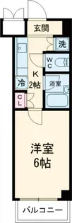 ルーブル都立大学II【3階】の間取り