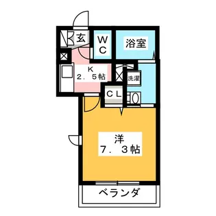 ダイヤモンドヒルズ新川II【1階】の間取り