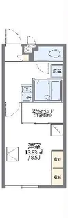 レオパレスiZ【1階】の間取り