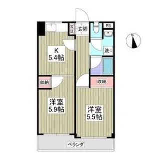 ライブハウスII【3階】の間取り