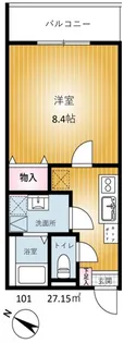 REVENE小倉【1階】の間取り