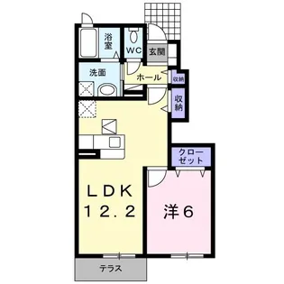 ハッピースマイル【1階】の間取り
