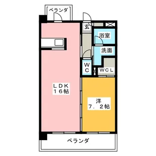 SOLEIL新守山【2階】の間取り