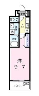 エコー【3階】の間取り