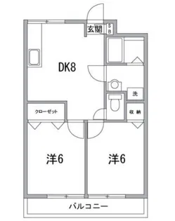 ジャコワ東日本橋マンション【4階】の間取り