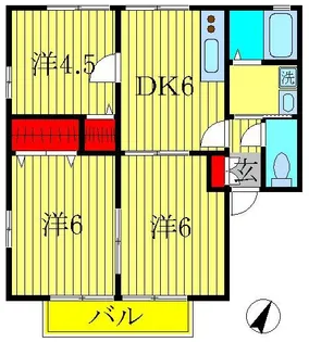 ラミエフィーユ【2階】の間取り