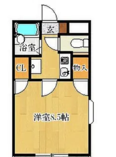 ヴィラージュ1【2階】の間取り