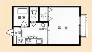 グレースマンション【2階】の間取り