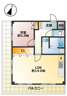 ボナール【3階】の間取り