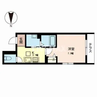 Six Bijoux堺町五条【1階】の間取り