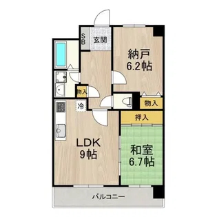 グレースコート【4階】の間取り