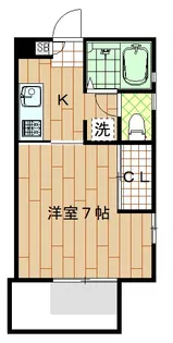 ベルズフラット【1階】の間取り