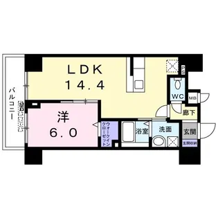 菊水レジデンス綱島I【6階】の間取り