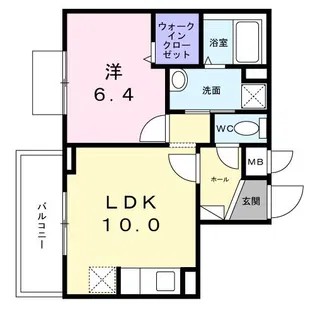 カピリナ K【4階】の間取り