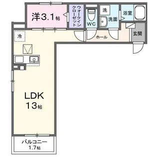 シエルテラス金沢八景【3階】の間取り